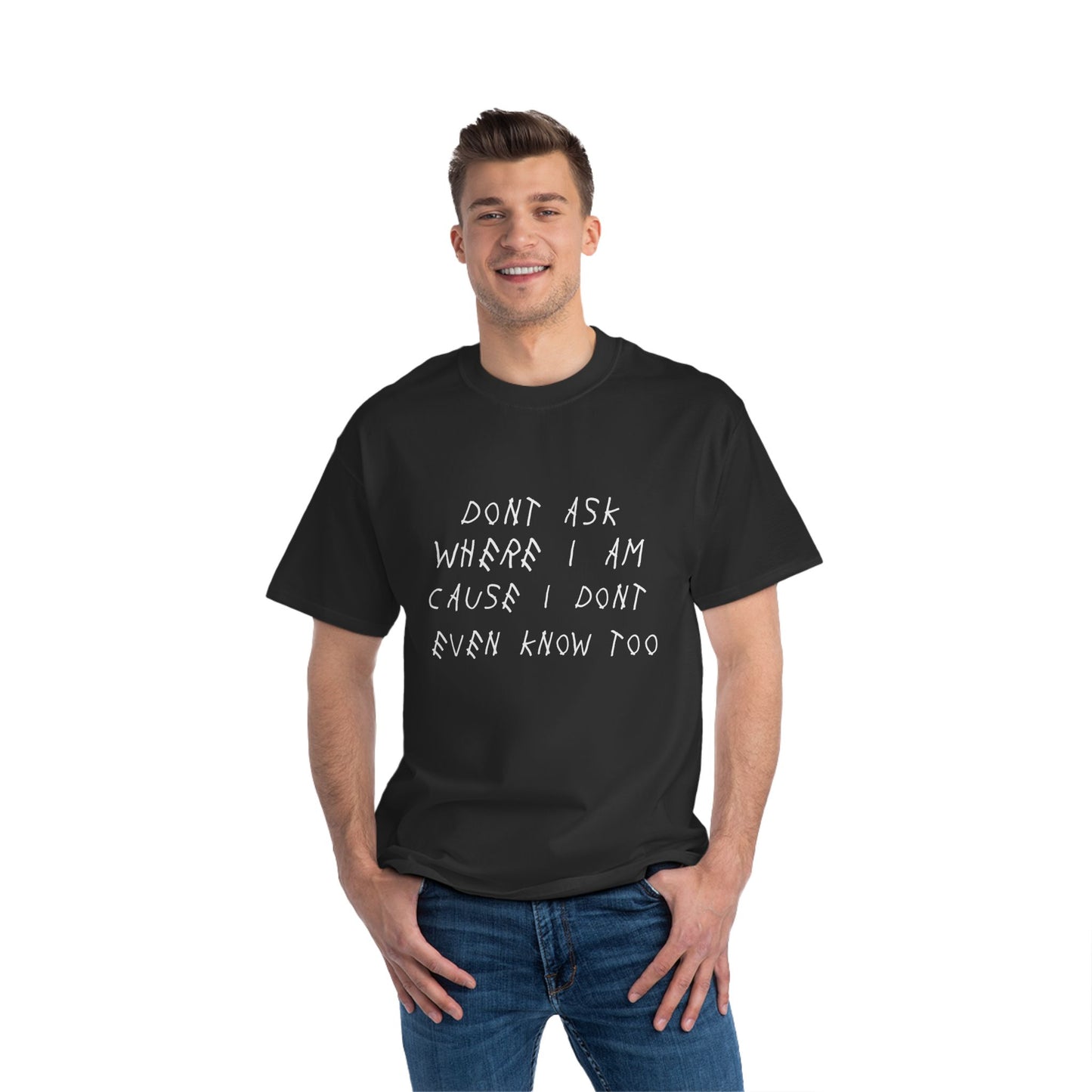 Black Beefy-T®  Short-Sleeve malafleur T-Shirt