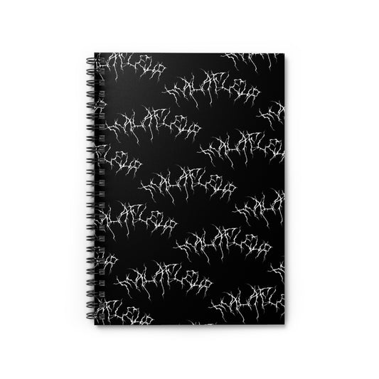 Spiral malafleur* Notebook - Ruled Line
